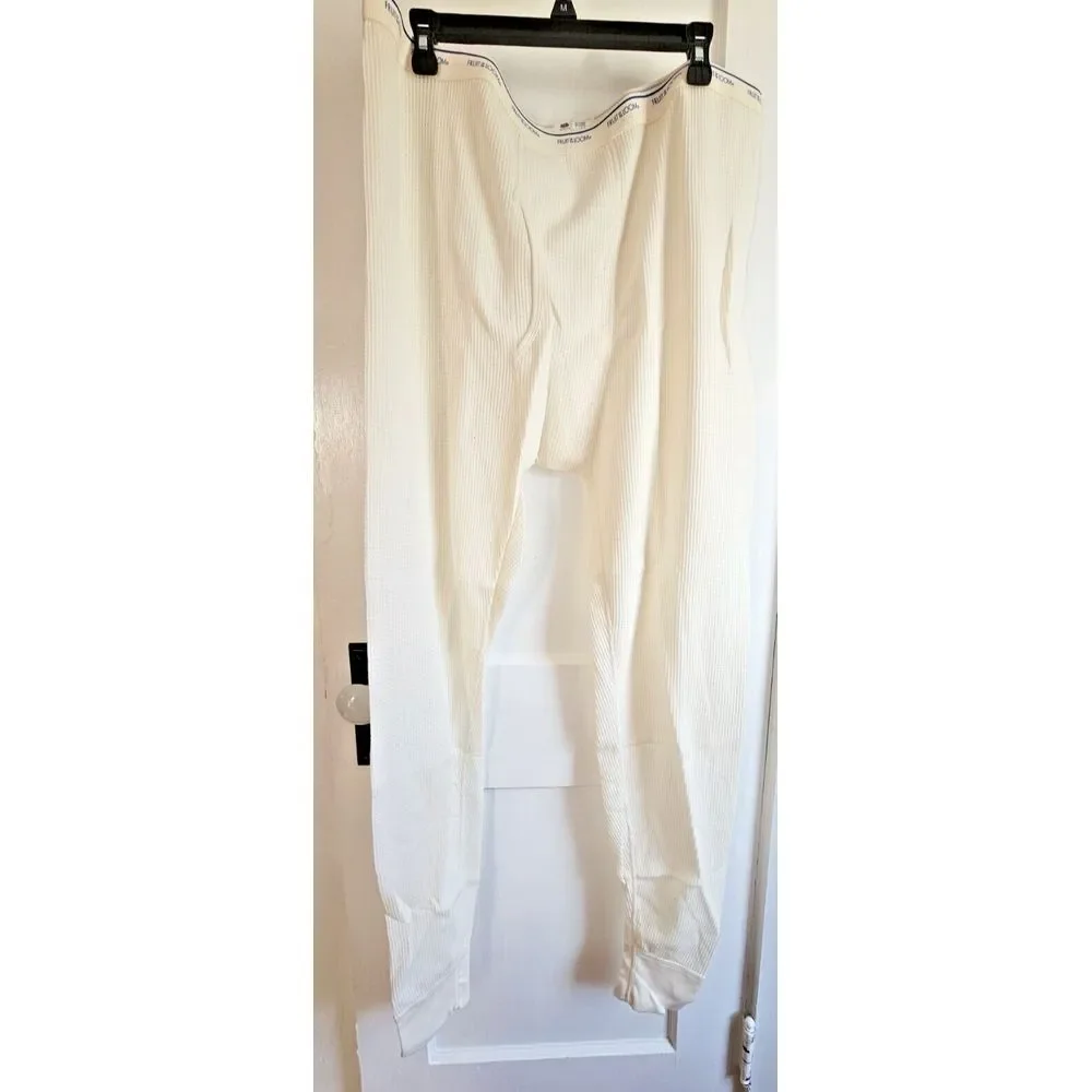 Vtg 1970 FRUIT & LOOM men Sz‎ 2XL THERMAL BOTTOM cotton blend